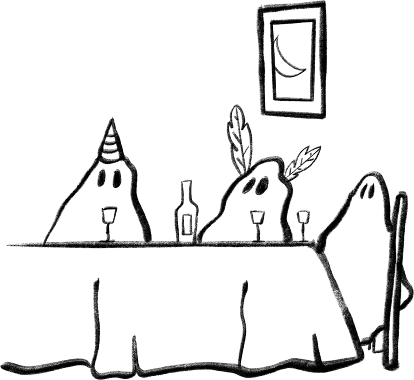 dîner de fantômes